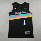 Victor Wembanyama #1 San Antonio Spurs 2026 City Edition Swingman Embroidered Jersey