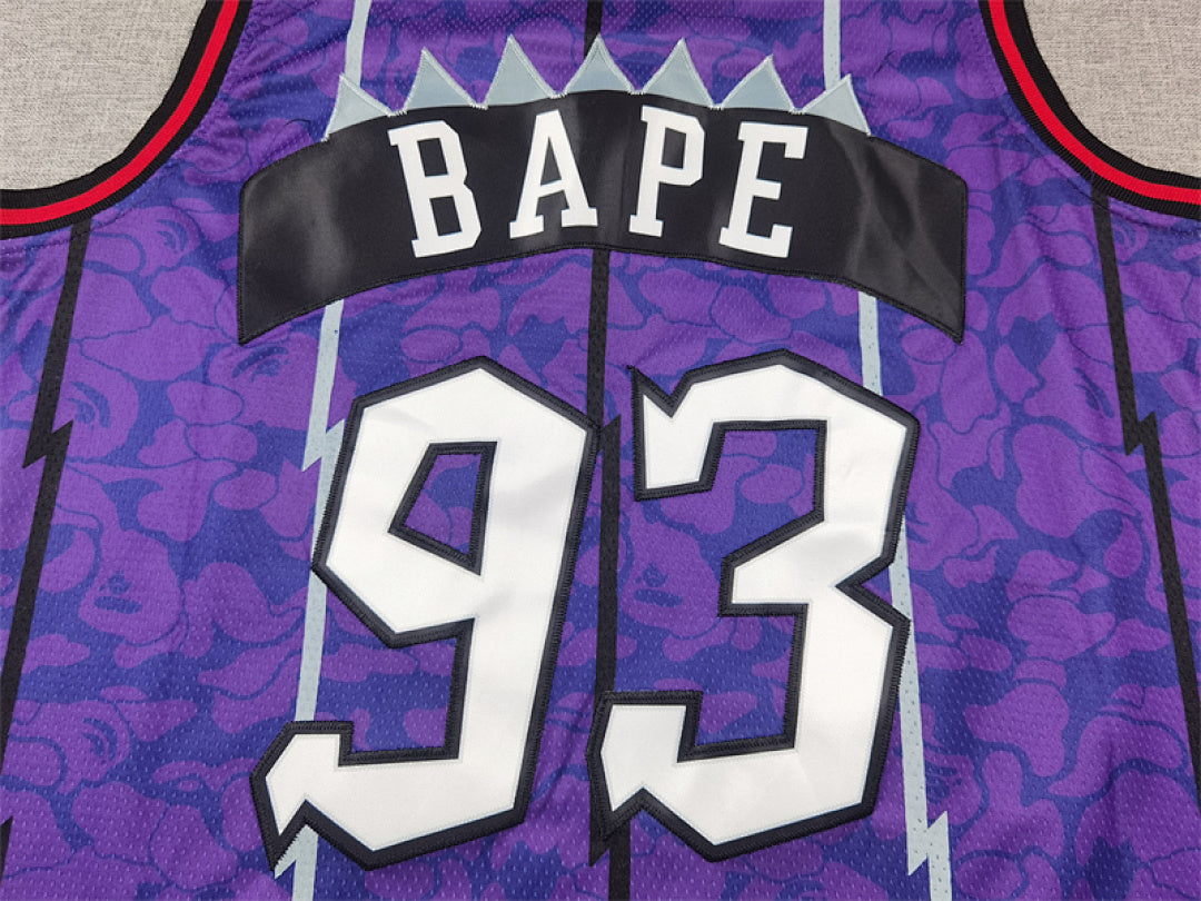 BAPE Collaboration #93 Toronto Raptors 1998-99 Throwback Embroidered Jersey