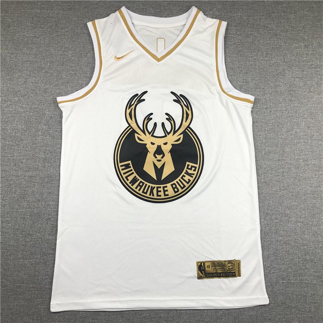 Giannis Antetokounmpo# 34 Milwaukee Bucks City Edition Swingman Embroidered Jersey