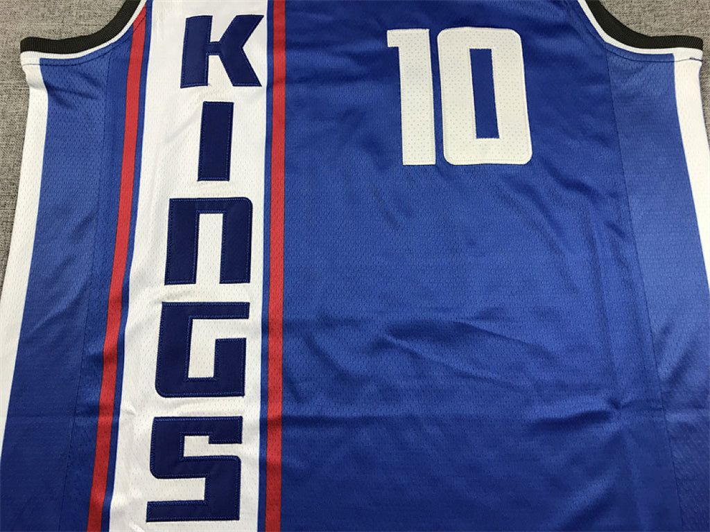 Domantas Sabonis #10 Sacramento Kings Blue City Edition Swingman Embroidered Jersey