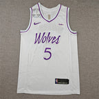 Anthony Edwards #5 Minnesota Timberwolves  City Edition Swingman Embroidered Jersey