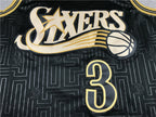 Allen Ezail Iverson #3 Philadelphia 76ers 2000-01 (Year of the Rat Limited Edition) Throwback Embroidered Jersey