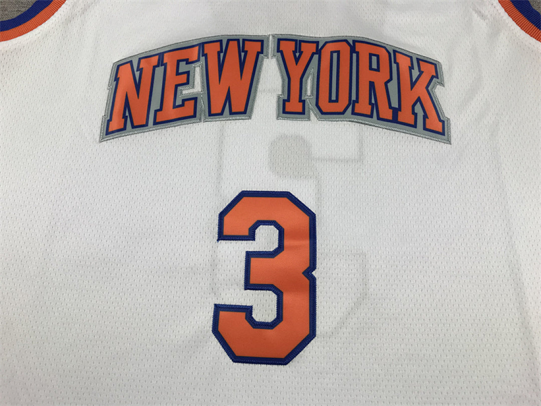 Josh Hart#3 New York Knicks White City Edition Swingman Embroidered Jersey