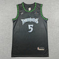 Anthony Edwards #5 Minnesota Timberwolves 2026 Black City Edition Swingman Embroidered Jersey