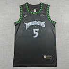 Anthony Edwards #5 Minnesota Timberwolves 2026 Black City Edition Swingman Embroidered Jersey
