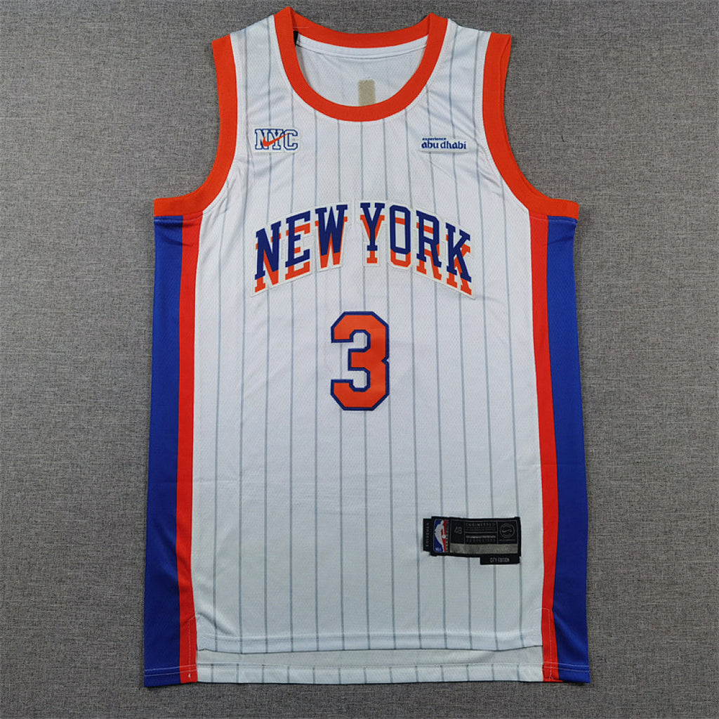 Josh Hart#3 New York Knicks 2025 White City Edition Swingman Embroidered Jersey