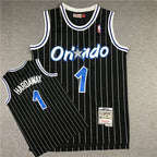 Anfernee  Hardaway#1 Orlando Magic 1993-94 Hardaway Black Edition  Embroidered Jersey