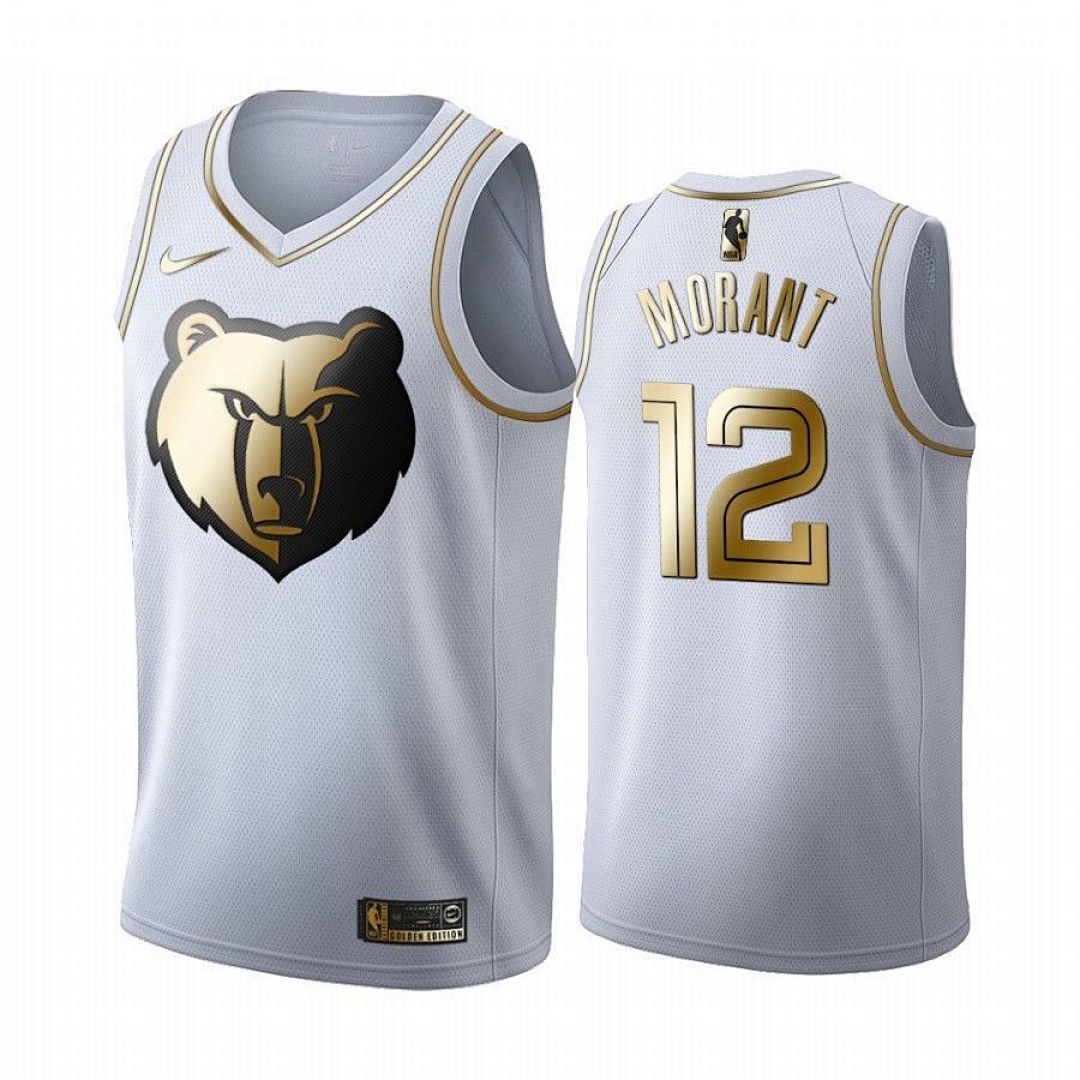 Ja Morant# 12 Memphis Grizzlies  City Edition Swingman Embroidered Jersey