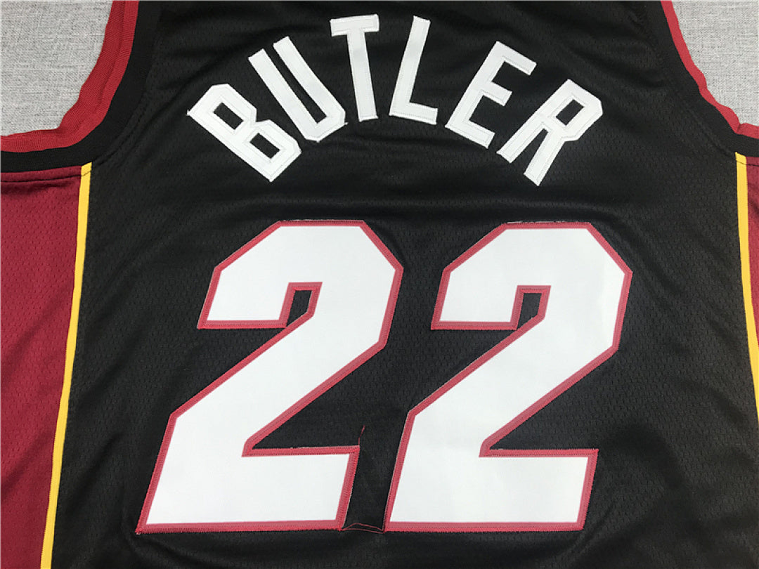 Miami Heat Jimmy Butler #22 City Edition Swingman Set ― Embroidered