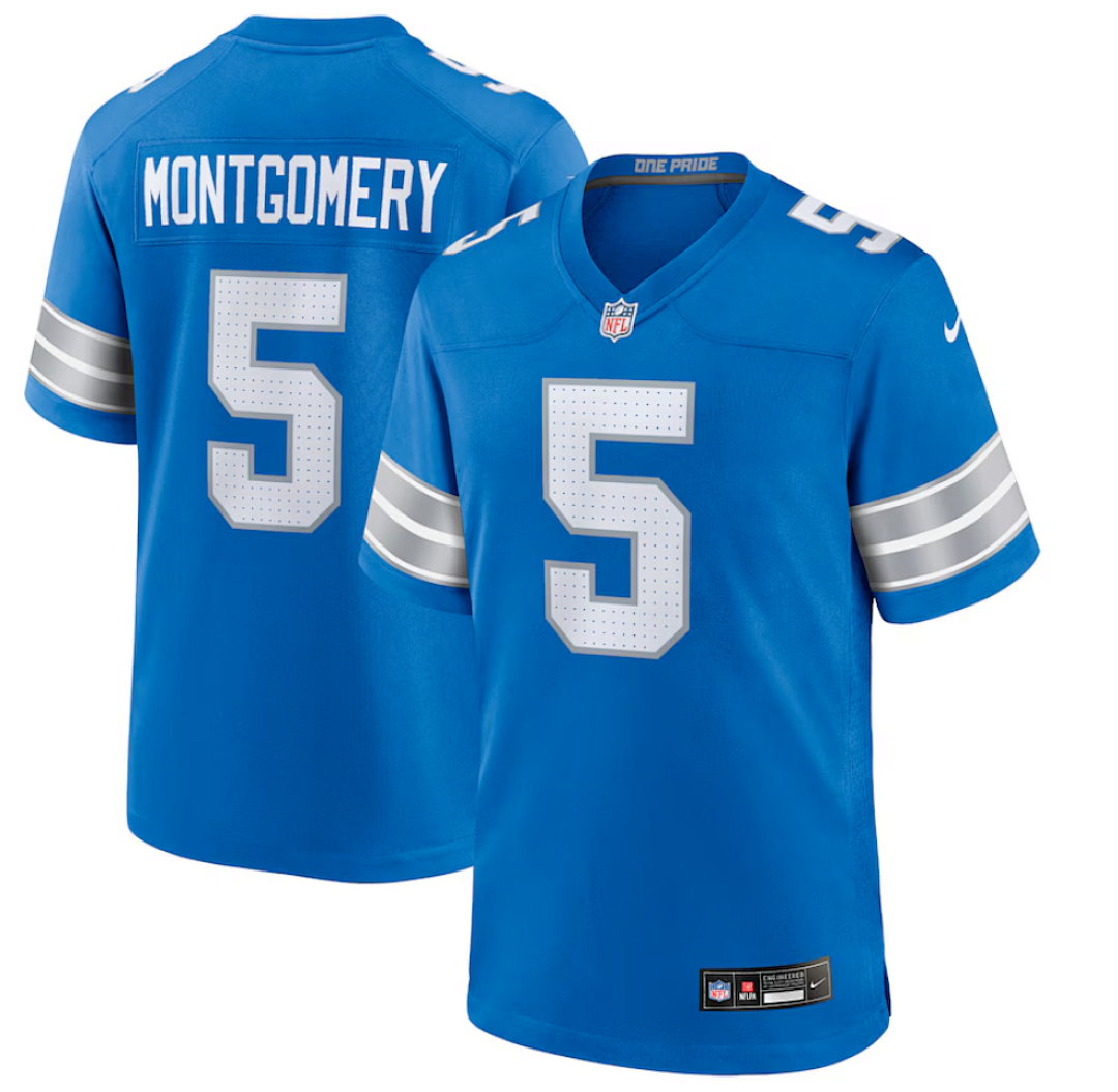David Montgomery #5 Detroit Lions Jersey