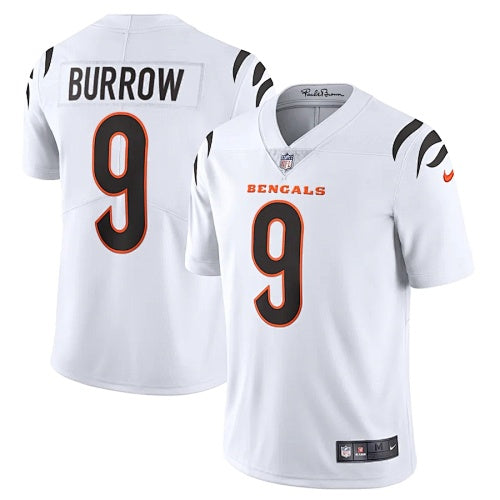 Joe Burrow#9 Cincinnati Bengals White Jersey