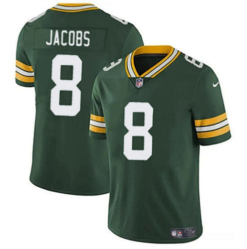 Josh Jacobs #8 Green Bay Packers Jersey