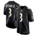 Odell Beckham Jr.#3 Baltimore Ravens black Jersey