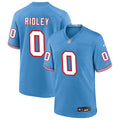 Tennessee Titans Calvin Ridley #0 Blue Jersey