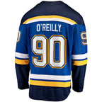 Men's St. Louis Blues Ryan O'Reilly Fanatics Blue Home Captain Premier Breakaway Player Jersey