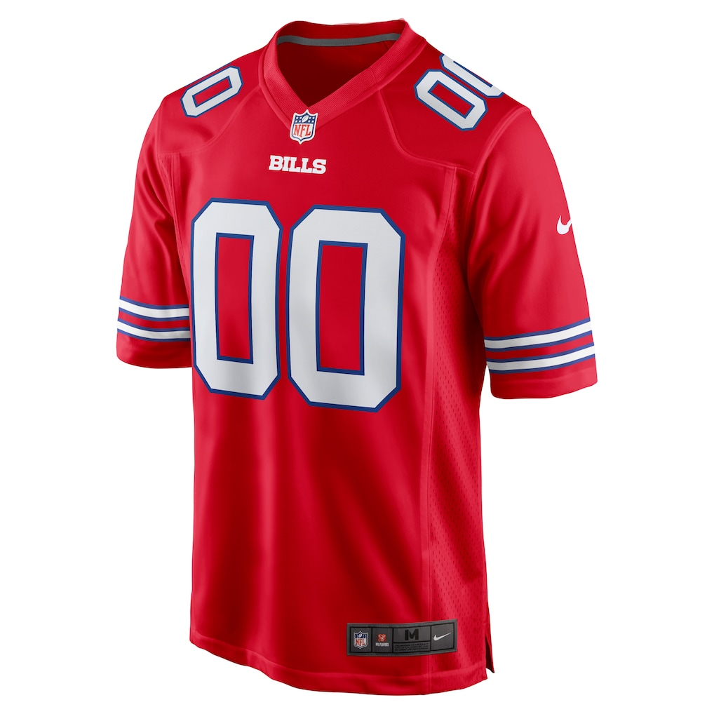 Custom Buffalo Bills Red Game Jersey
