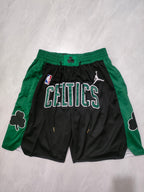 Boston Celtics Black City Edition Pocket Shorts