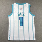 Youth LaMelo Ball Charlotte Hornets #1 Embroidered Jersey