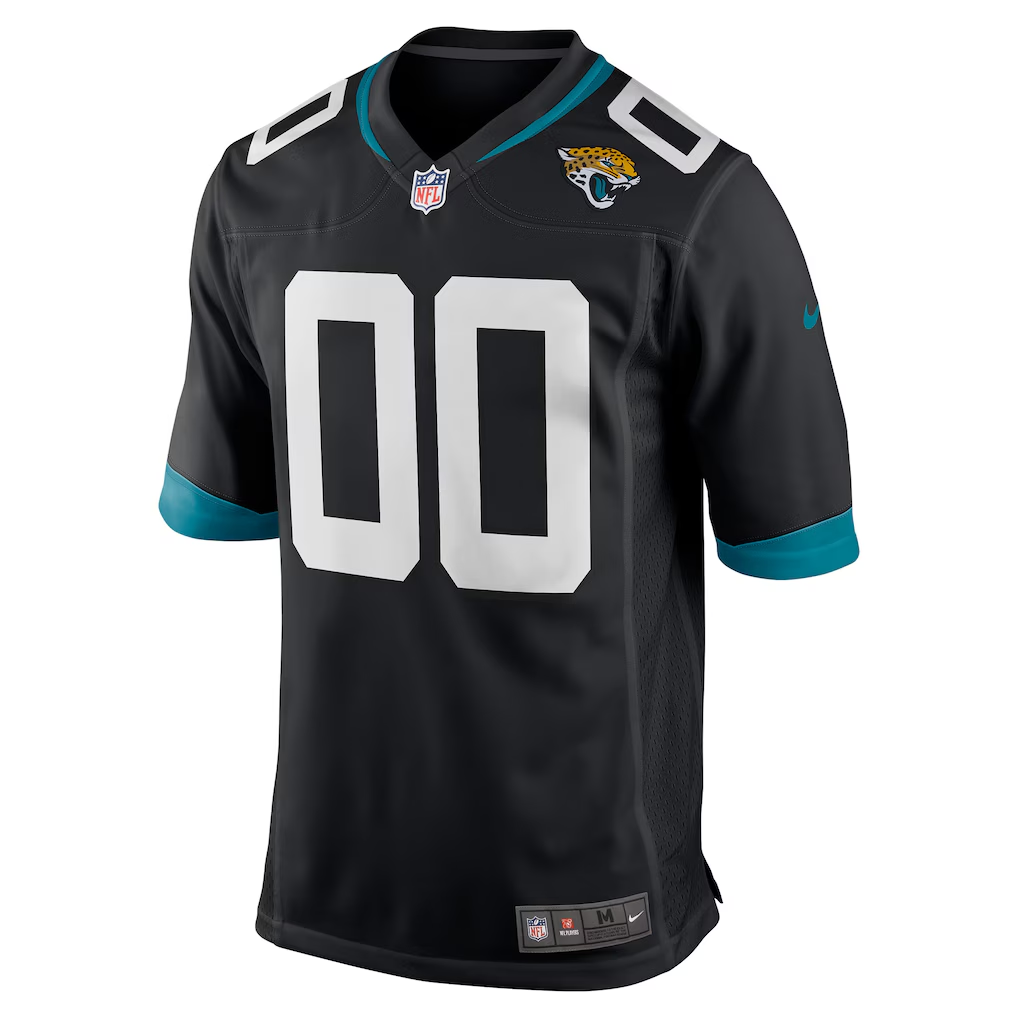 Custom Jacksonville Jaguars Black Game Jersey