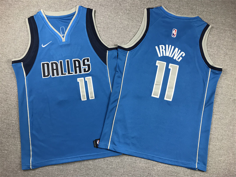 Youth Kyrie Irving Dallas Mavericks #11 Embroidered  Jersey