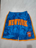 New York Knicks Blue Tiger Year Limited Edition Pocket Shorts