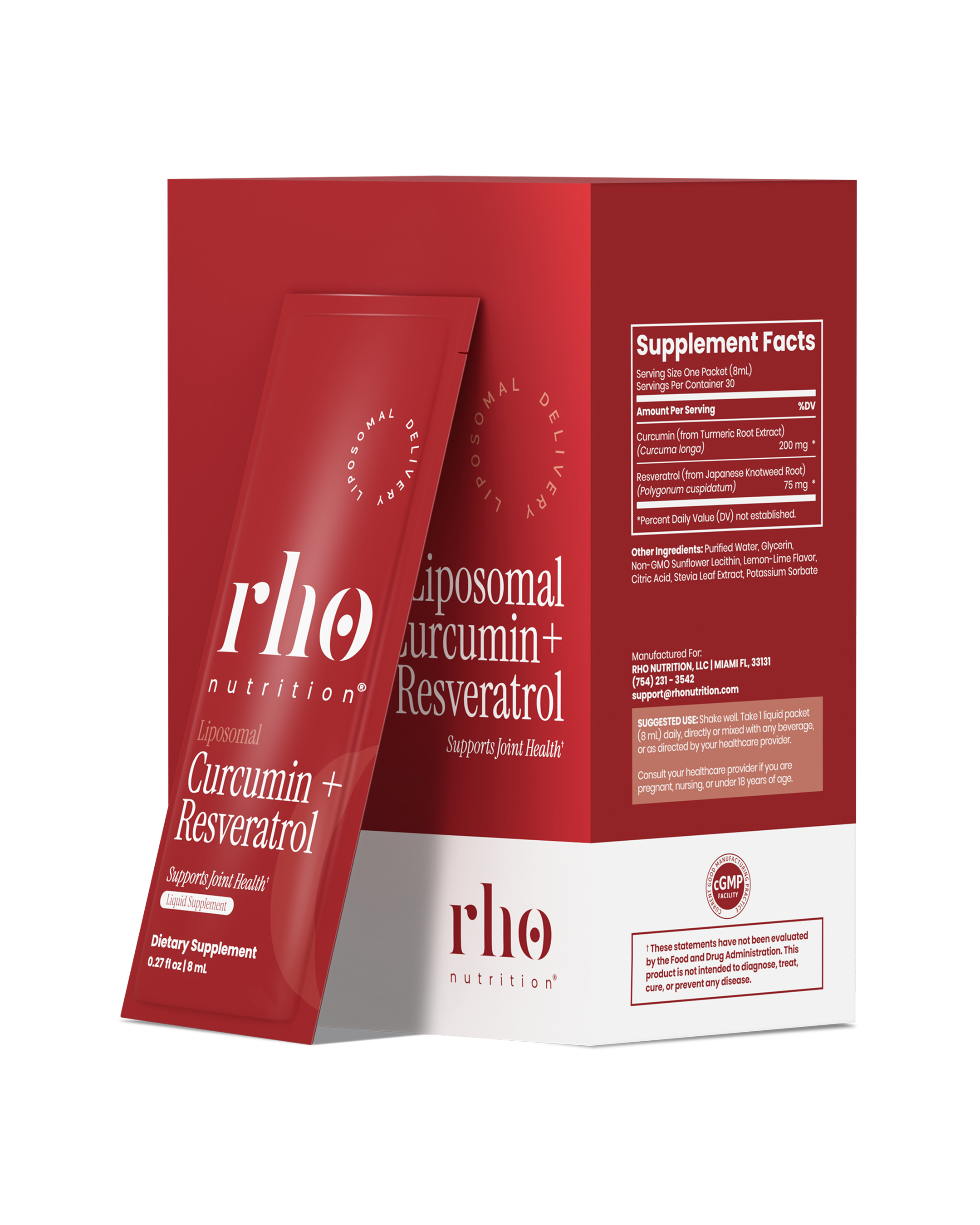 Curcumin + Resveratrol Travel Packs