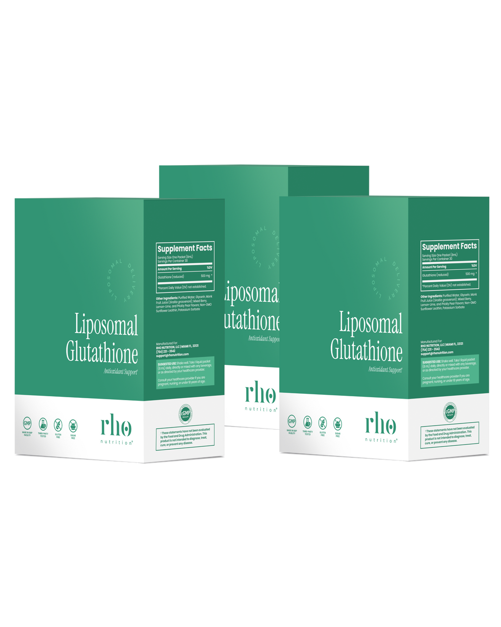 Glutathione Travel Packs (3 Pack)