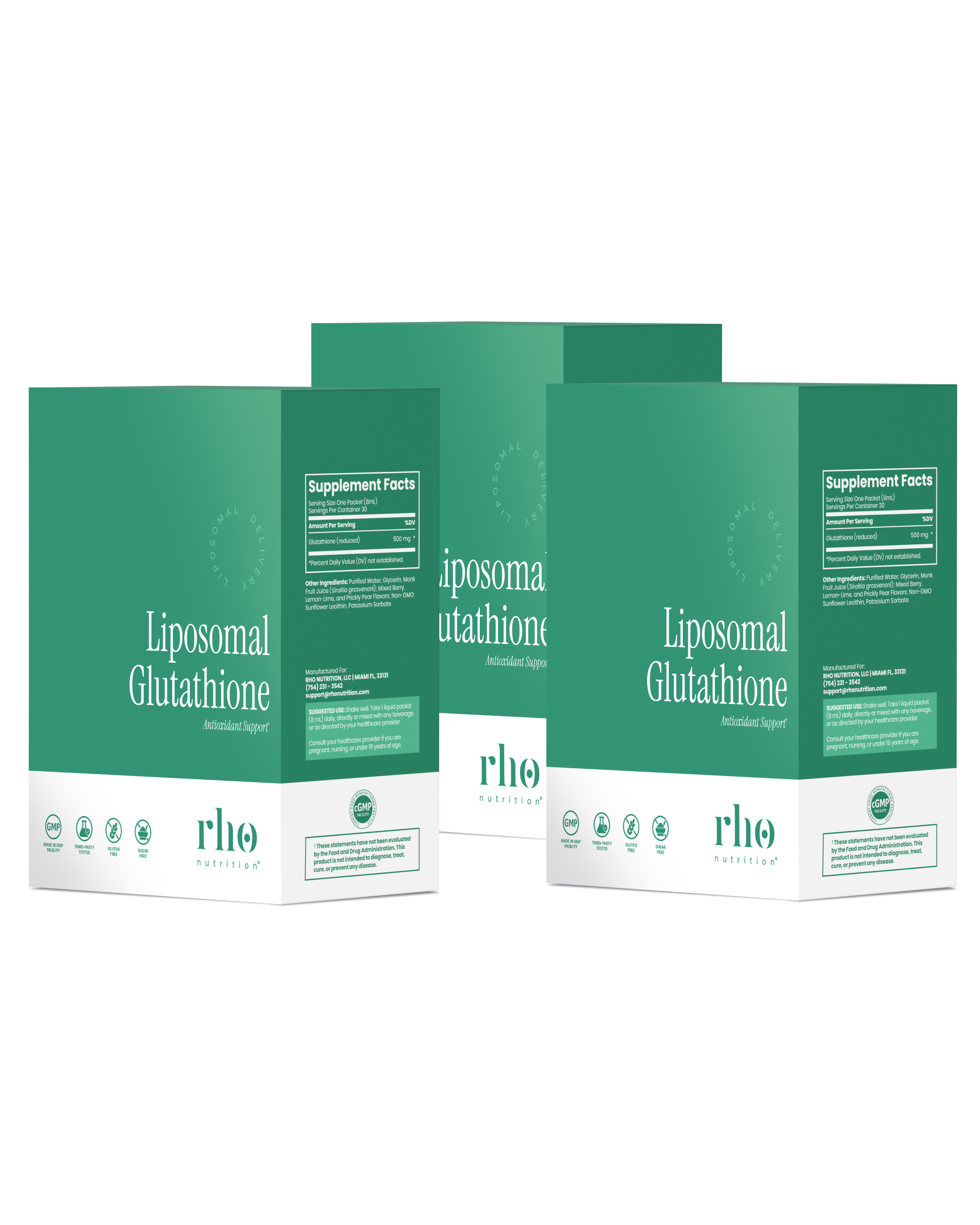 Glutathione Travel Packs (3 Pack)