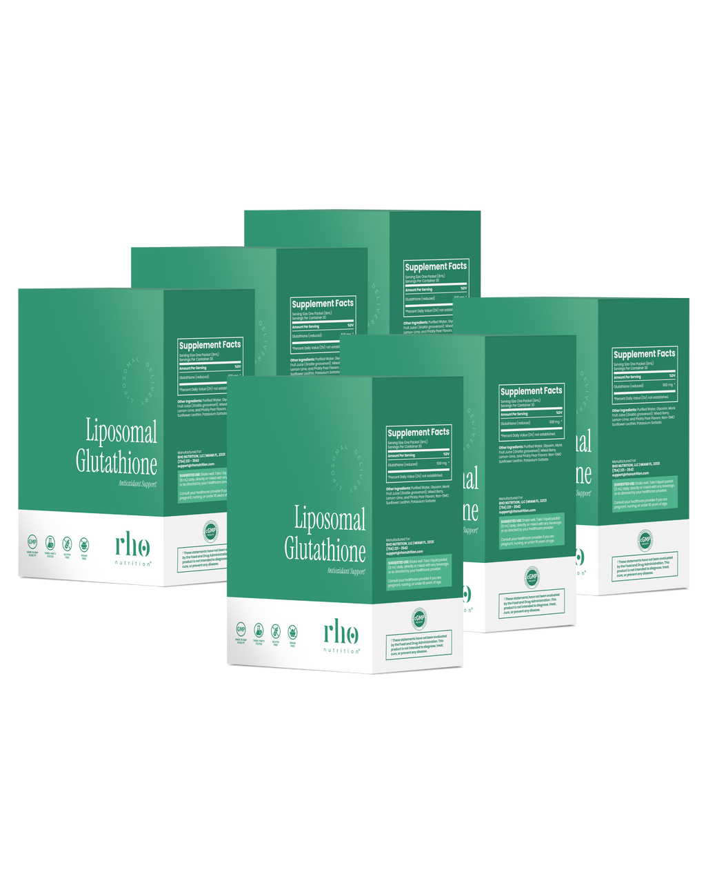 Glutathione Travel Packs (6 Pack)