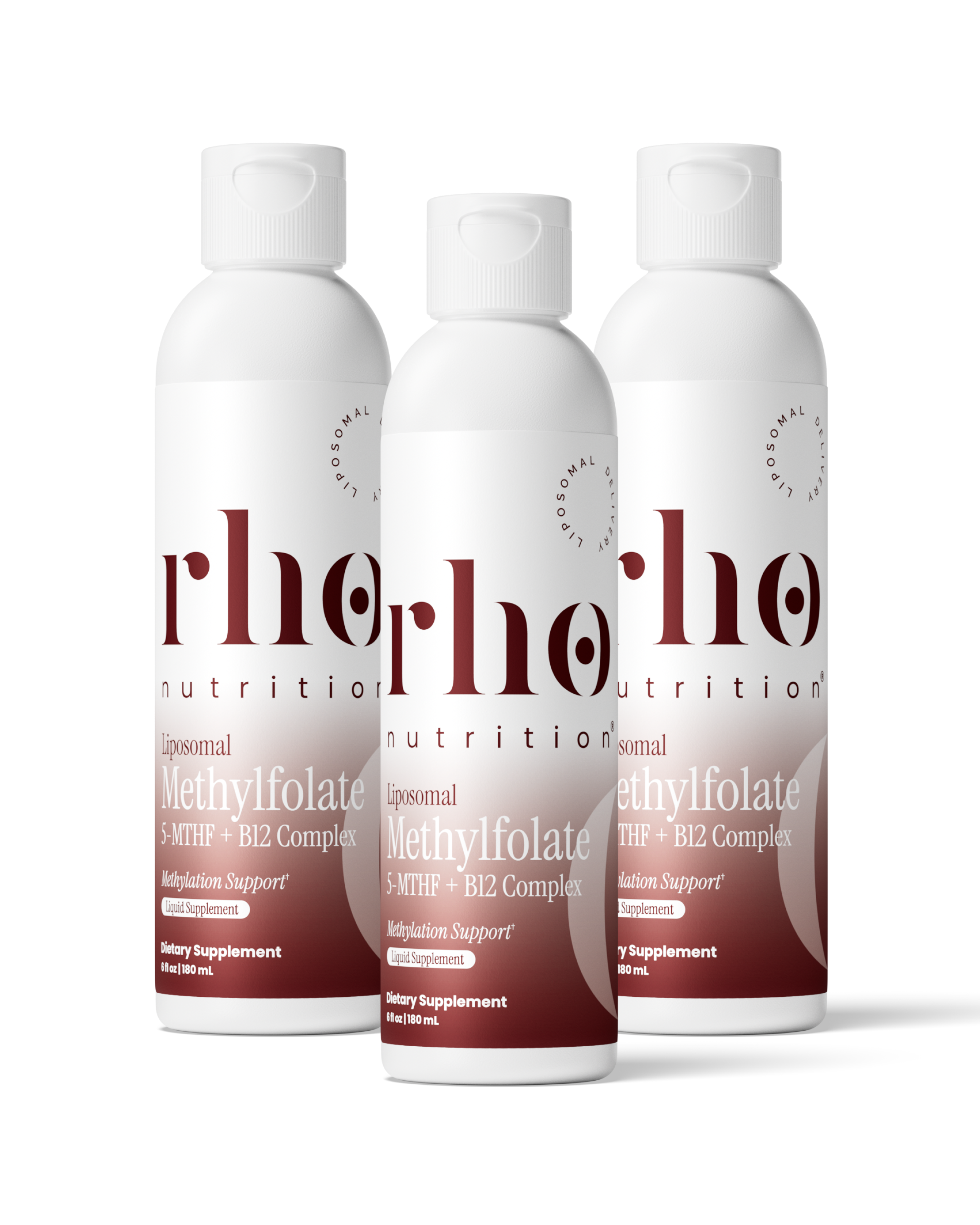 Liposomal Methylfolate 5-MTHF + B12 Complex (3 Pack)