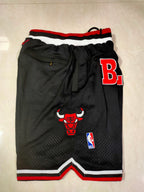 Chicago Bulls Black Collaboration Retro Pocket Shorts