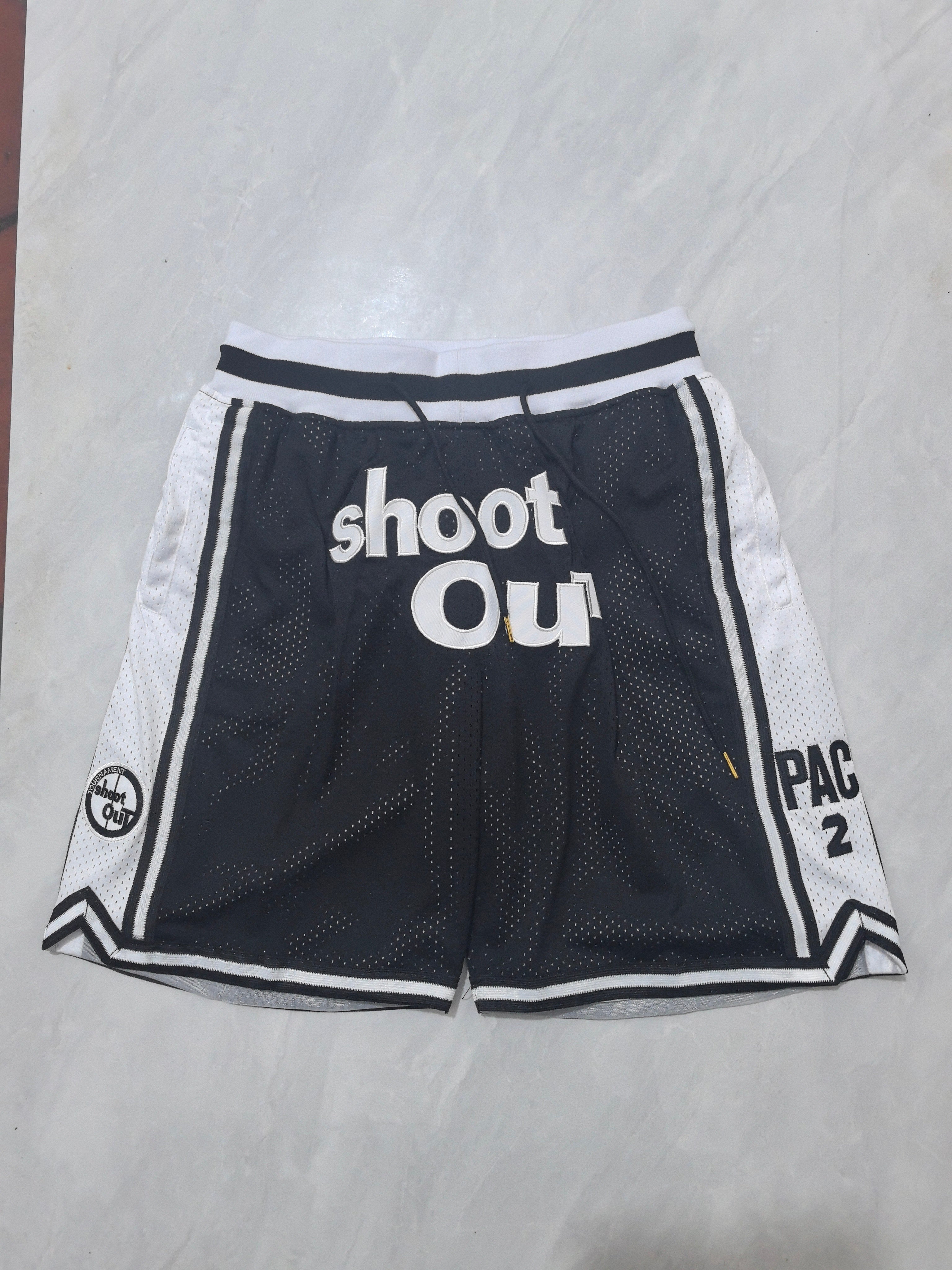 Movie Version Black Pocket Shorts