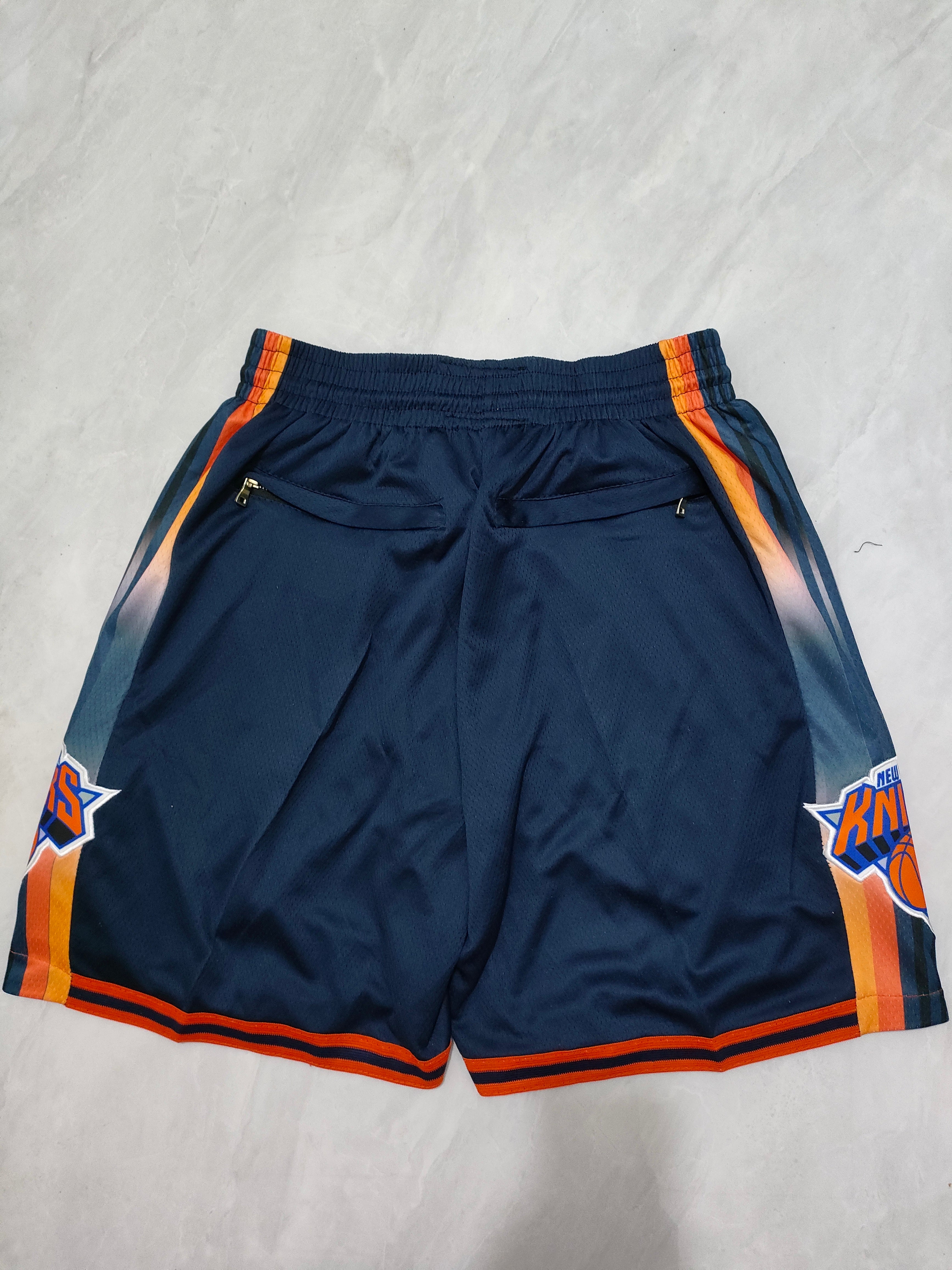 New York Knicks Dark Blue Statement Edition Pocket Shorts