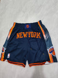 New York Knicks Dark Blue Statement Edition Pocket Shorts