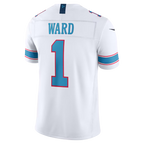 Cameron Ward #1 Tennessee Titans White Vapor F.U.S.E. Sewn Down Limited Jersey