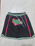 Movie Version Black Pocket Shorts