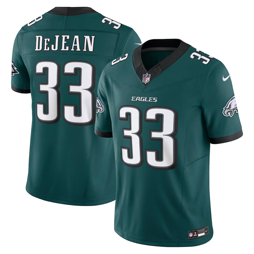 Cooper DeJean #33 Philadelphia Eagles Midnight Green Vapor F.U.S.E. Limited Jersey