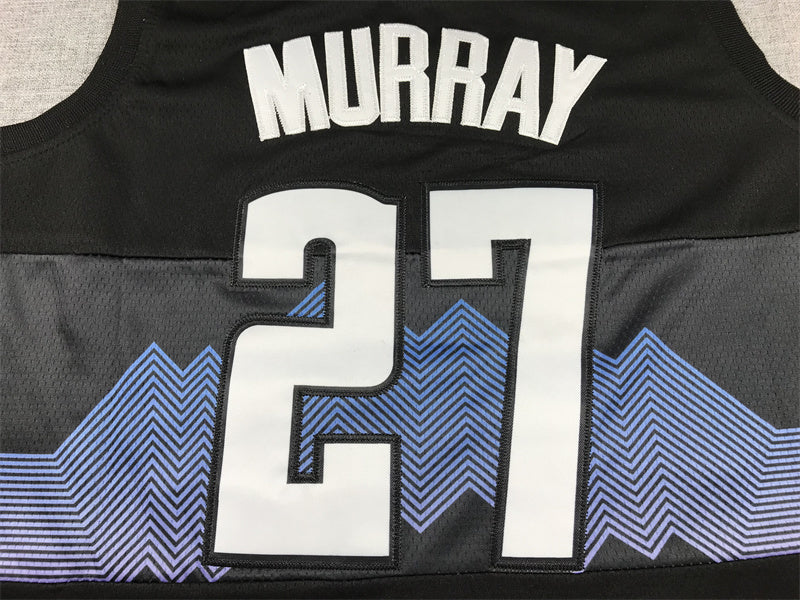 Denver Nuggets Jamal Murray #27 2024 City Edition ！ Embroidered Jersey