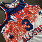 Allen Iverson Philadelphia 76ers 3 White MN