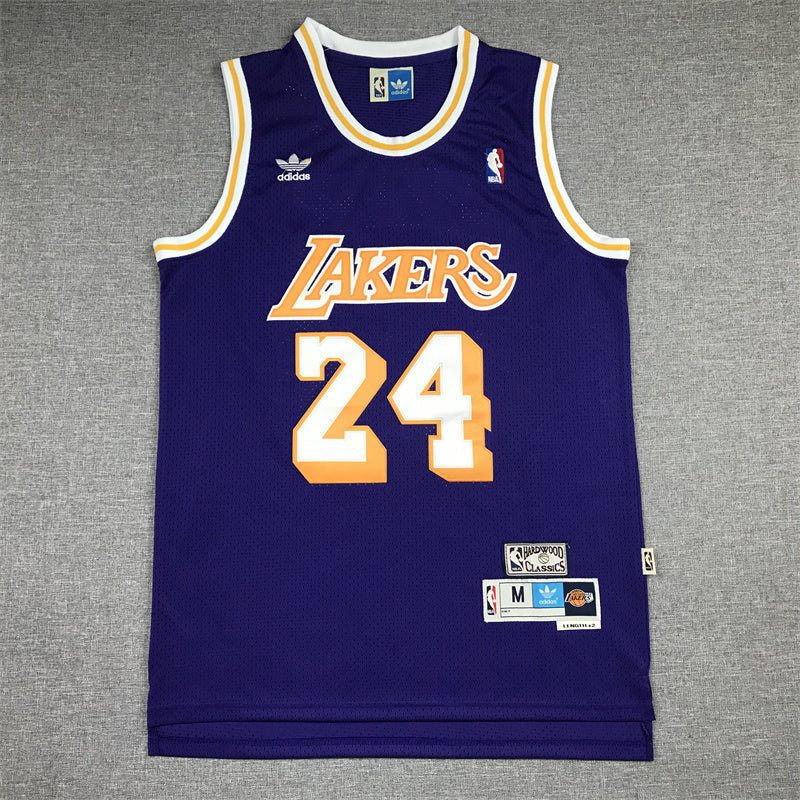 Kobe Bryant #24 Los Angeles Lakers Throwback Embroidered Jersey