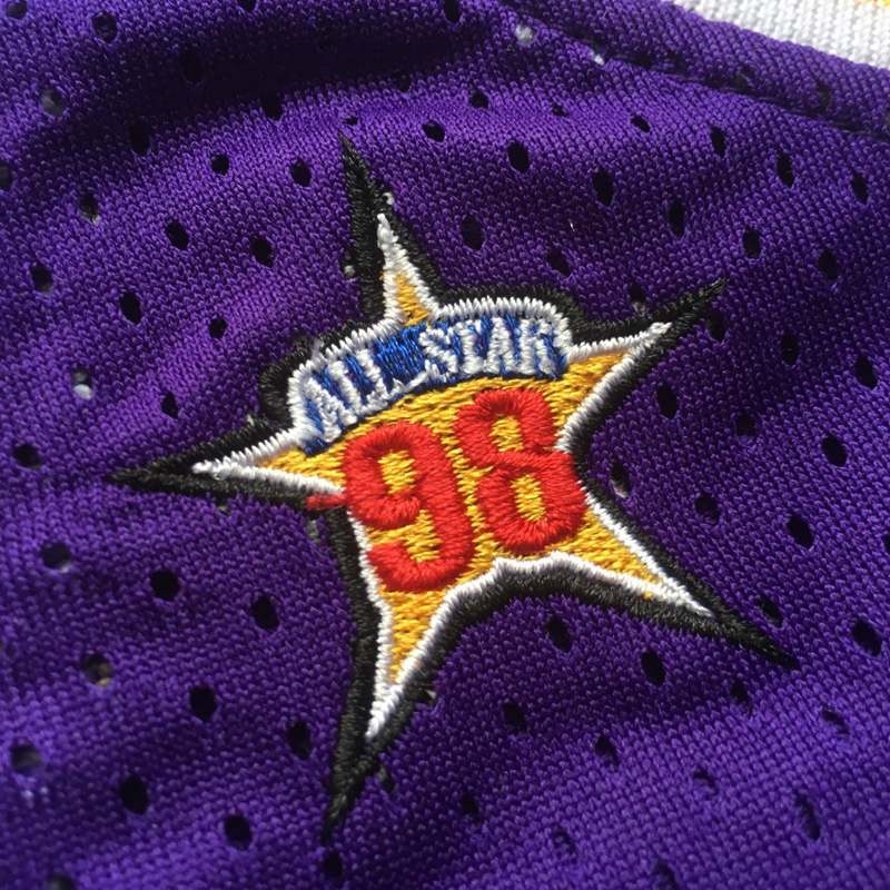 Kobe Bryant #8 Los Angeles Lakers Purple Throwback Jersey