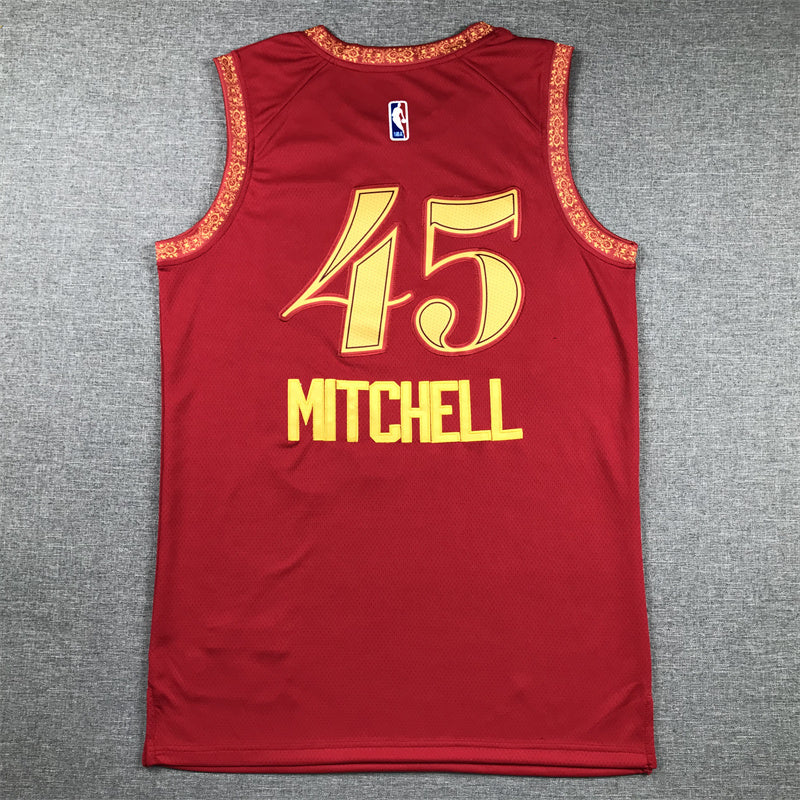 Cleveland Cavaliers Donovan Mitchell #45 2024 City Edition - Embroidered Jersey