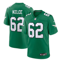Jason Kelce #62 Philadelphia Eagles Kelly Green Jersey
