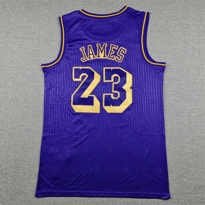 LeBron James #23 Los Angeles Lakers City Edition Swingman Jersey ― Embroidered