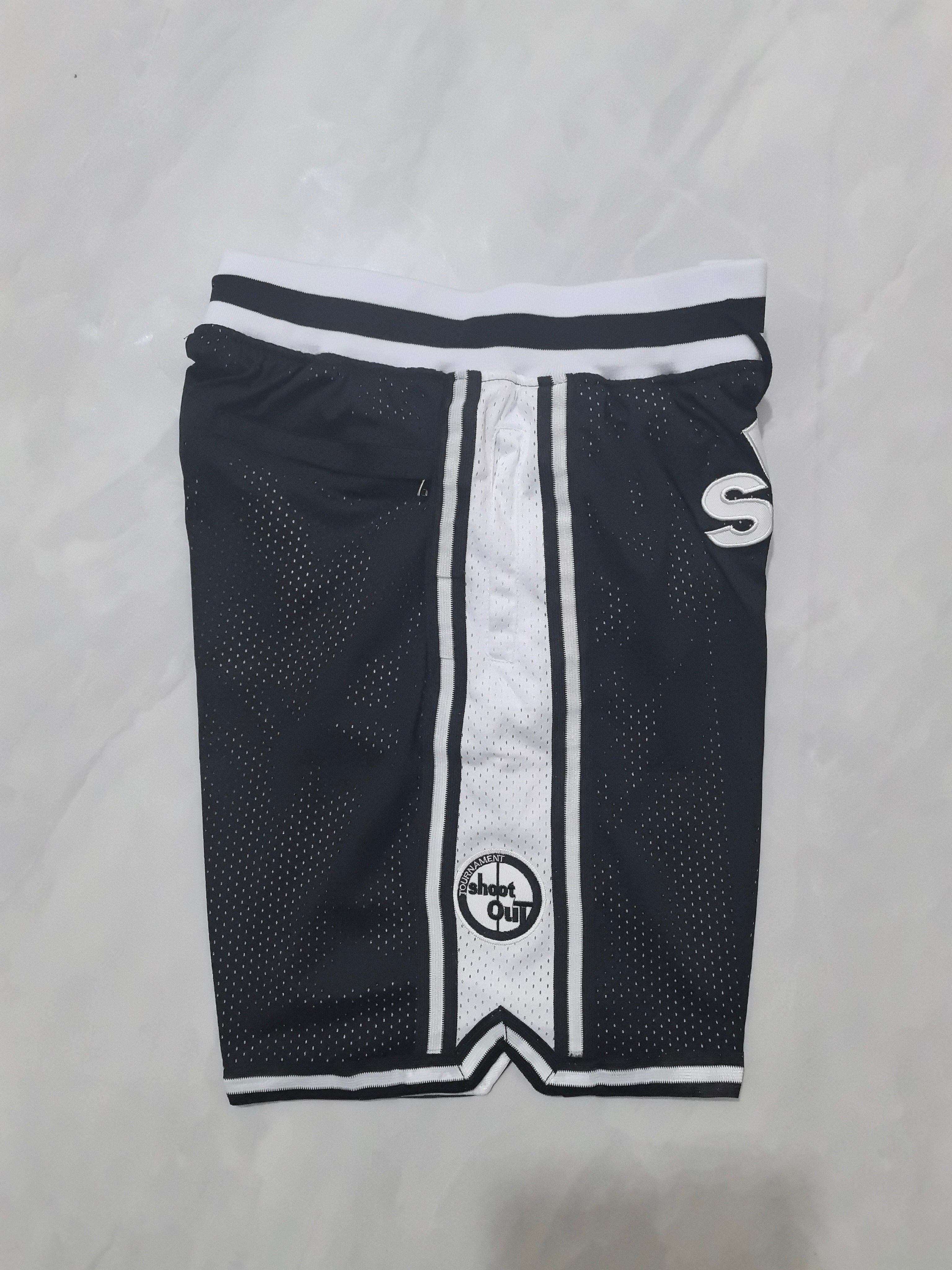 Movie Version Black Pocket Shorts