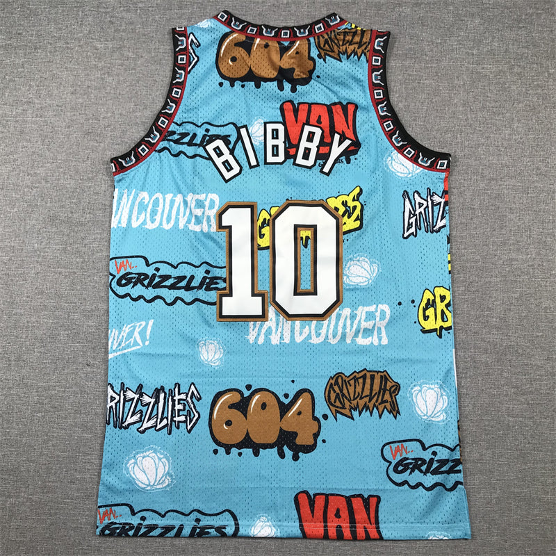 Memphis Grizzlies No. 10 BIBBY Graffiti