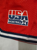 American Olympic Red Pocket Shorts