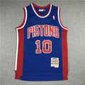 Detroit Pistons Dennis Rodman #10 1988/89 Throwback ！ Embroidered