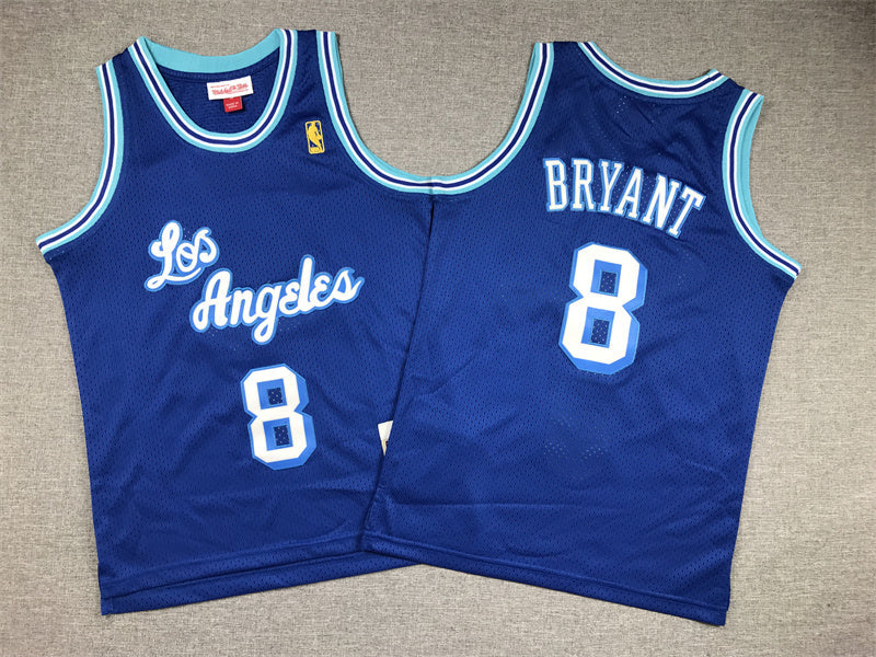 Youth Kobe Bryant Los Angeles Lakers #8 Embroidered  Jersey