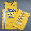 LeBron James Los Angeles Lakers #23 City Edition Swingman Set ― Embroidered